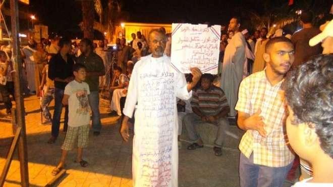 هدوء بميدان الشهداء بأسوان في الذكرى الثانية لتنحى مبارك وتأجيل التظاهرة للجمعة