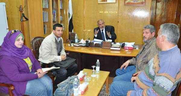 جامعة كفر الشيخ تدعم الطلاب الفائزين في مسابقة الايسف للبحث العلمي