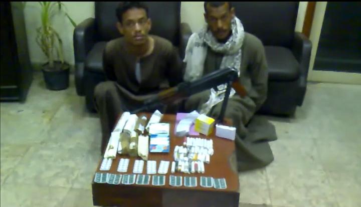 حملة أمنية بالأقصر تسفر عن ضبط سلاح آلى ومخدرات