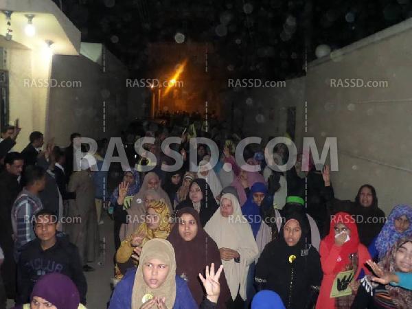 استمرار التظاهرات الرافضة للانقلاب بعرب الصوالحة