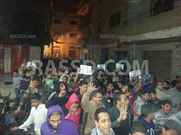 ثوار ناهيا يصفعون أمن الإنقلاب بمسيرة ليلية حاشدة