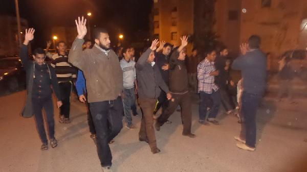 مسيرة ليلية ببرج العرب مناهضة للإنقلاب