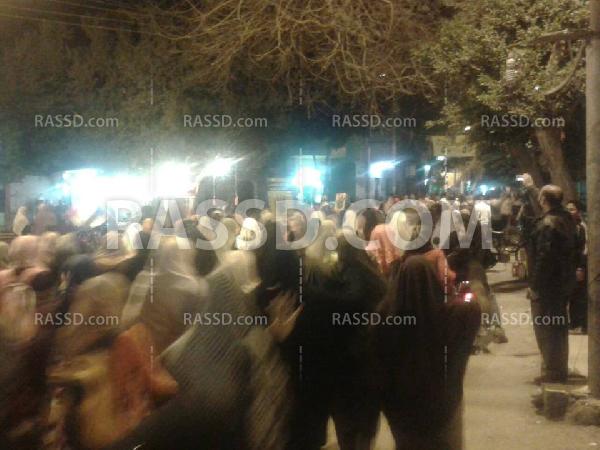 ثوار بني سويف ينتفضون ليلا منددين بالإنقلاب العسكري