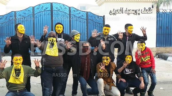 “رابعة فى كل مكان” حملة لـ”شباب ضد الانقلاب ” ببورسعيد