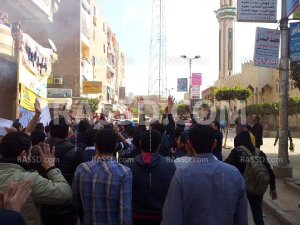 تظاهرة لحركة “طلاب ضد الانقلاب” في إيتاي البارود