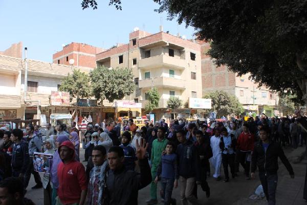 مسيرتان لرفض الإنقلاب تشعل شوارع الهرم