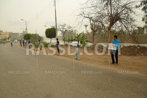 “شباب ضد الانقلاب” تننظم سلسلة بشرية في منية النصر بالدقهلية