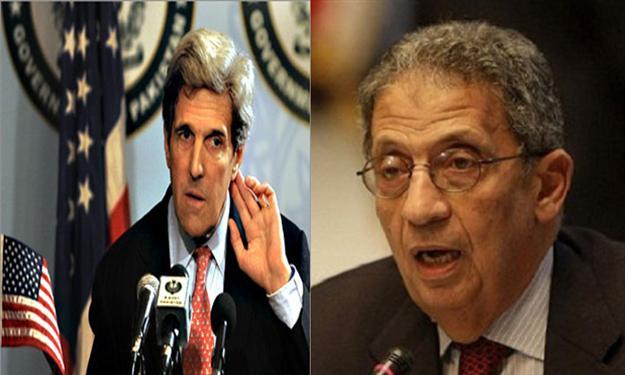 كيري إلتقى موسى بفندق بالقاهرة