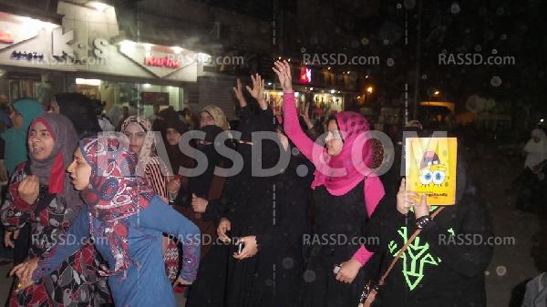 فراشة ليلية لشباب المحلة الكبرى تندد بالانقلاب