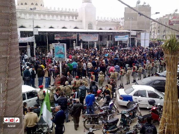 تشييع جثامين اشتباكات بورسعيد  وسط حراسة مشددة من الجيش