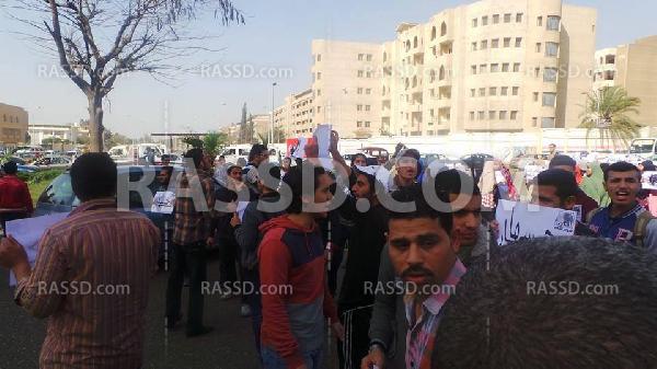 تظاهرة لطلاب الأزهر بمصطفى النحاس رفضا لعودة الحرس