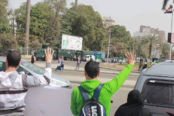 أمن “النهضة” ينسحب أمام تظاهرة الطلاب المفاجئة