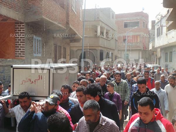 تشييع جنازة محمود عبد الهادي شهيد سجن المستقبل بالإسماعيلية