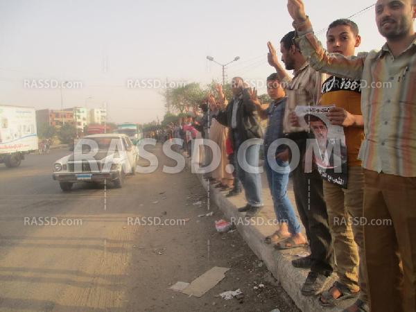 سلسلة بشرية مناهضة للانقلاب ببلبيس – الشرقية