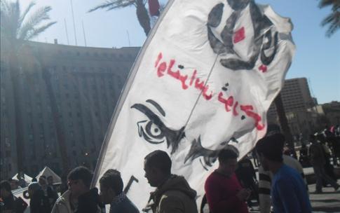 مسيرة ألتراس ثورجى في التحرير للإفراج عن المعتقلين