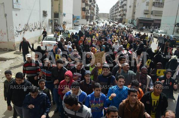 مسيرة لتحالف دعم الشرعية ببورسعيد رفضا للانقلاب