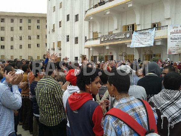 جامعة بني سويف تنتفض ضد عودة حرس الجامعة