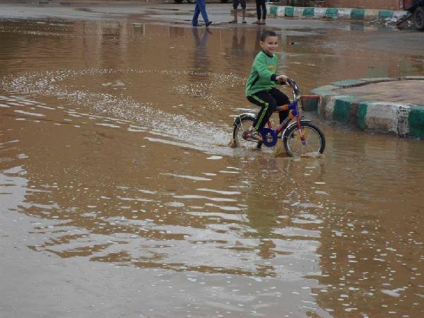 انهيار المنازل بالوادى الجديد بسبب العواصف والأمطار