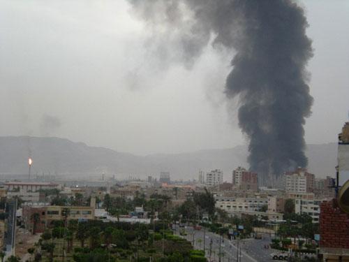 الداخلية تنفي أشتعال شركات البترول بالسويس