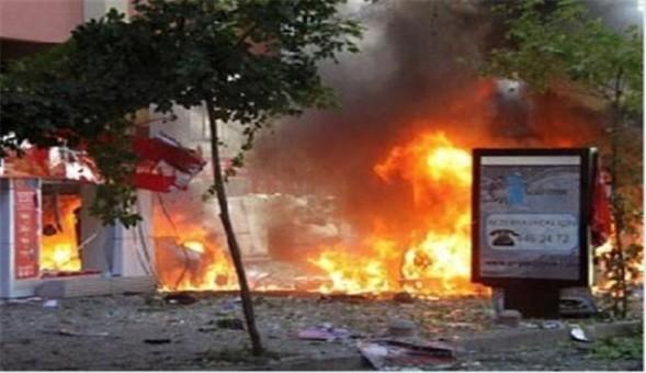 إصابة شخص وتحطم واجهة بنك في انفجار قنبلة بالإسكندرية