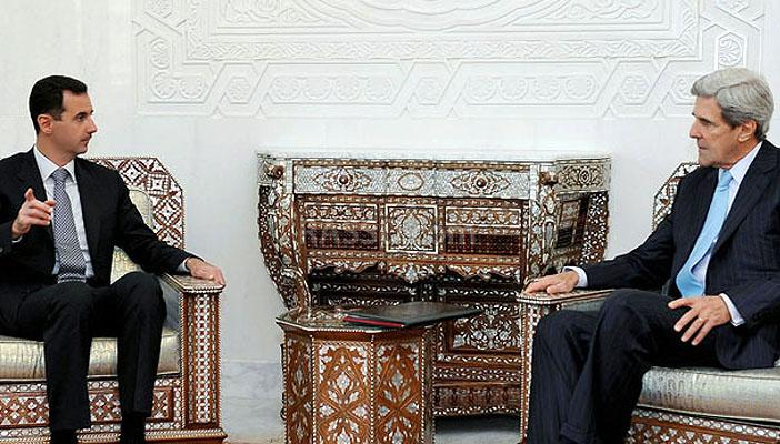 كيري: سنضطر في النهاية للتفاوض مع الأسد