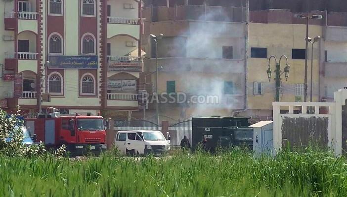 انفجار قنبلة بمحيط جامعة الأزهر فرع أسيوط