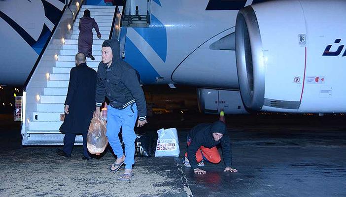 عودة 134 مصريًا من ليبيا عبر تونس