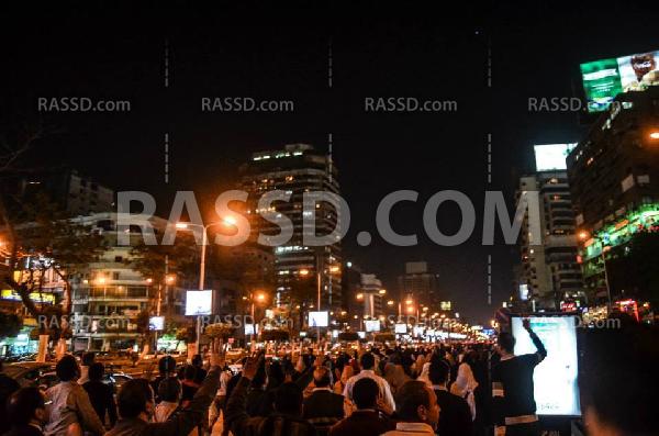 مسيرة منددة بالانقلاب العسكري بالمهندسين الليلة