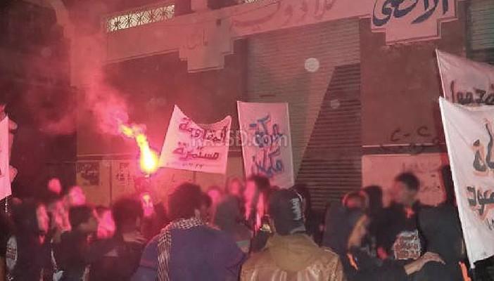 بالصور.. تظاهرات ليلية بمختلف المحافظات للتنديد بحكم العسكر