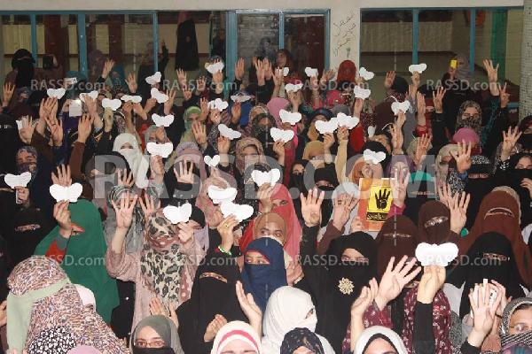 عرض سينمائي لانتهاكات أمن الانقلاب برعاية طالبات الأزهر