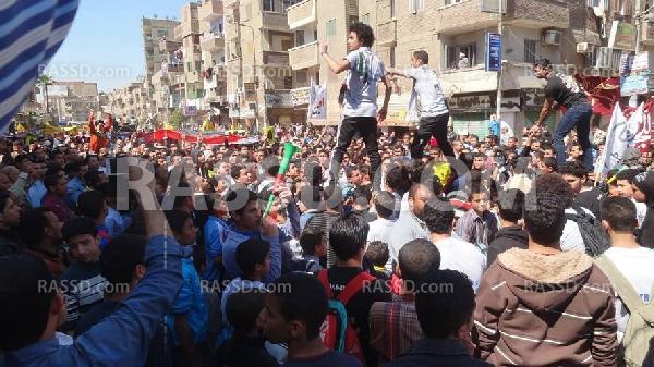 أهالي “منيا القمح” بالشرقية يطالبون بـ”إعدام” السيسي