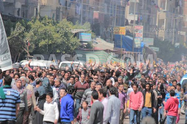 مسيرة حاشدة بأبو سليمان بالإسكندرية رفضًا لترشح السيسي