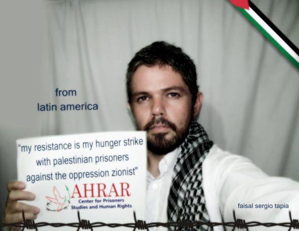 ناشط أرجنتيني يضرب عن الطعام تضامنا مع العيساوي