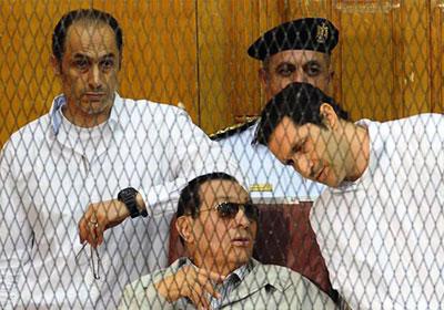 اليوم.. استئناف محاكمة مبارك ونجليه والعادلي