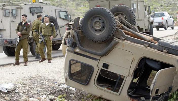إصابة جنديَيْن “إسرائيليين” في حادث انقلاب “جيب” على حدود مصر