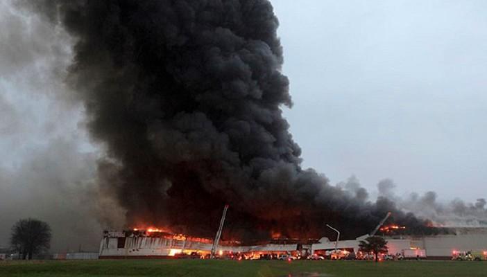 حريق ضخم بمصنع “جنرال اليكتريك” بولاية كنتاكي الأمريكية