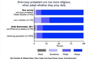 إستطلاع رأي : ثلثا رافضي الانقلاب ليسوا من الاخوان