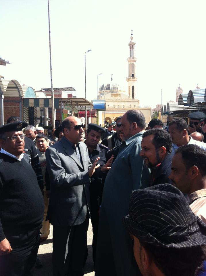 مدير أمن بورسعيد يتفقد سوق جملة الخضارلطمأنة التجار