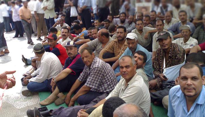 “نقابة الغزل” تنفي مشاركة العمال في إضراب المحلة 2008