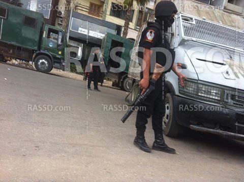 انتشار لقوات أمن الإنقلاب في محيط جامعة المنصورة