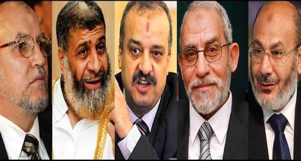 اليوم.. محاكمة بديع والبلتاجي وعبد الماجد فى أحداث الاستقامة