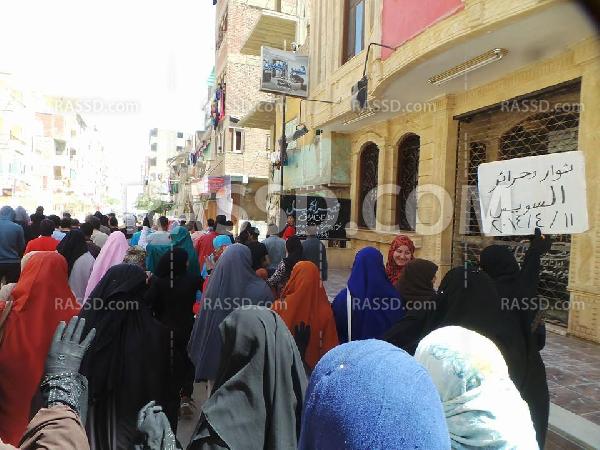 مسيرة بالسويس رفضا لحكم العسكر