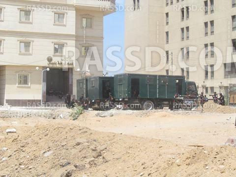 تعزيزات أمنية أثناء محاكمة رافضي الانقلاب بالشرقية