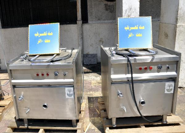 بالصور.الجيش يجهز مطاعم الازهر بشكل كامل