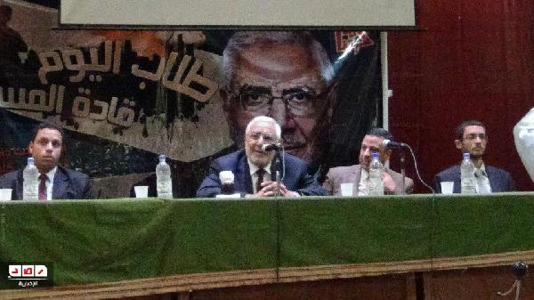 أبو الفتوح: العمل السياسي بالجامعات ضروري لاكتمال الثورة