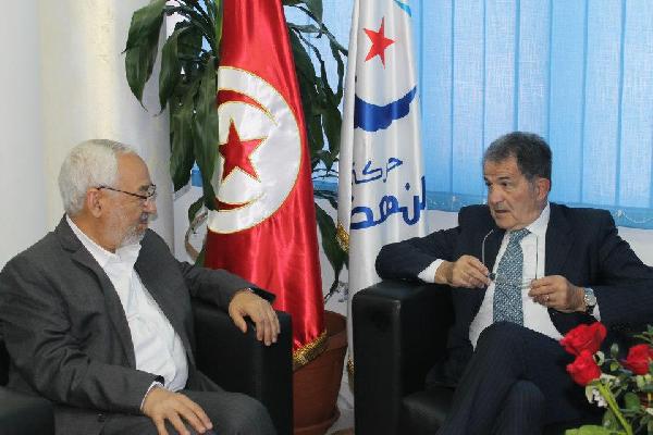 الغنوشى يلتقي مبعوث الأمم المتحدة إلى منطقة الساحل والصحراء