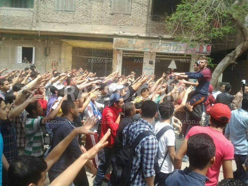 مسيرة لطلاب مدارس ضد الانقلاب بعين شمس