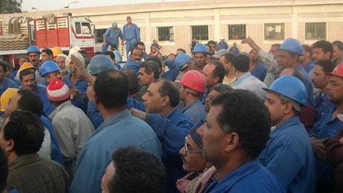 إضراب لعمال المقاولون العرب لتطبيق الحد الأدنى