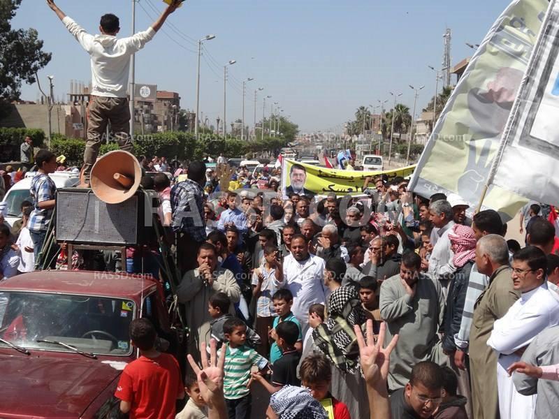 مسيرة مناهضة للانقلاب بالحسينية فى أسبوع”مصر ليست تكية”