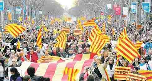 تظاهرات بإقليم الباسك لإجراء استفتاء حول استقلاله عن إسبانيا